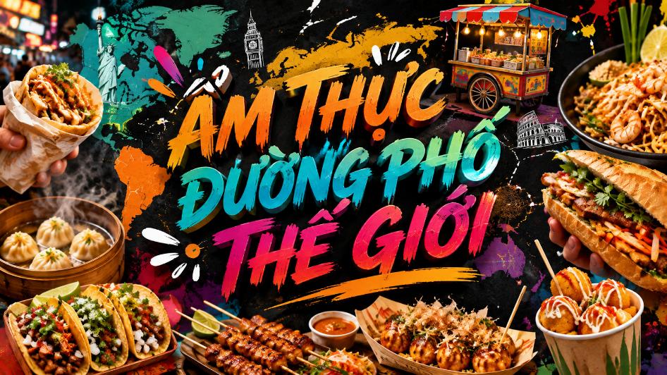 Ẩm thực đường phố thế giới – Hương vị đặc trưng từ nhiều quốc gia