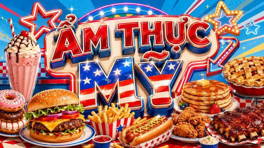 Ẩm thực Mỹ – Khám phá những món ăn đặc trưng và phổ biến