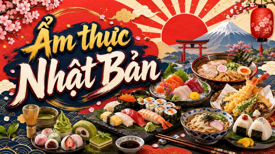 Ẩm thực Nhật Bản – Khám phá những món ăn đặc trưng xứ sở hoa anh đào