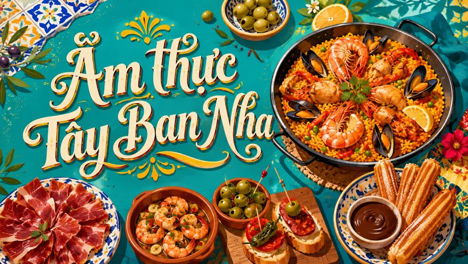 Ẩm thực Tây Ban Nha – Hương vị Địa Trung Hải đặc trưng
