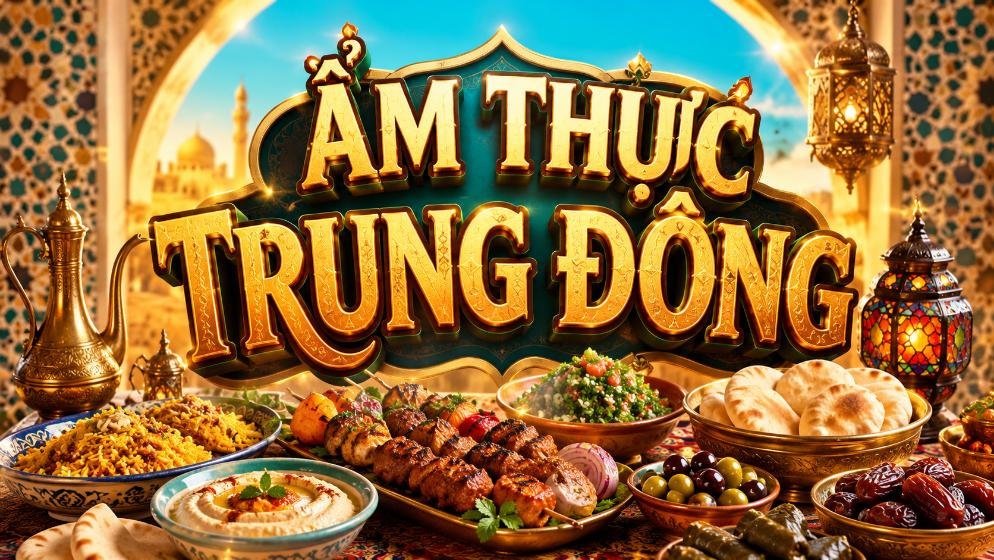 Ẩm thực Trung Đông – Đậm đà gia vị, đa dạng hương vị