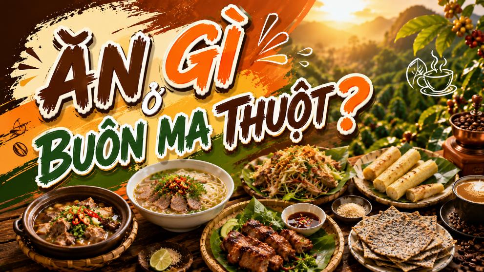 Ăn gì ở Buôn Ma Thuột? Gợi ý những món ngon đặc trưng nên thử