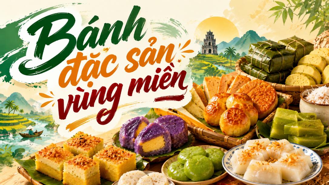 Bánh đặc sản vùng miền – Khám phá hương vị bánh Việt khắp ba miền