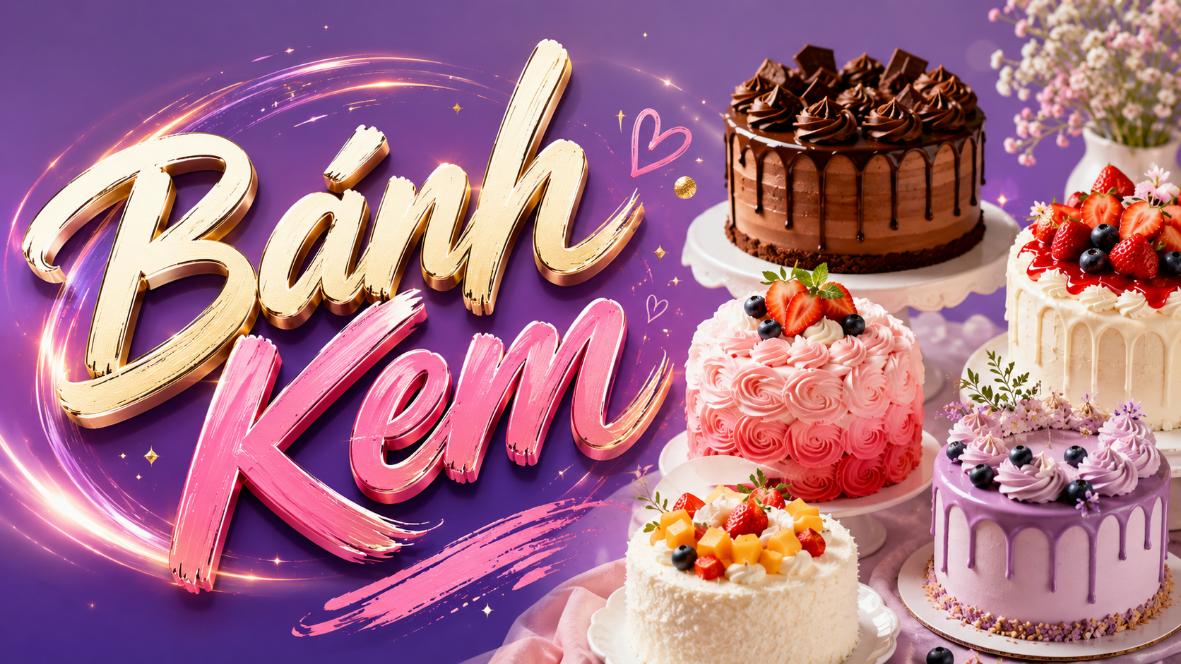 Bánh kem – Gợi ý các loại bánh ngon cho nhiều dịp