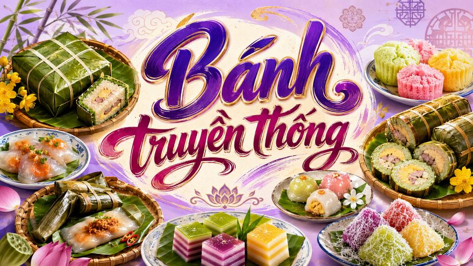 Bánh truyền thống – Khám phá hương vị dân gian Việt Nam