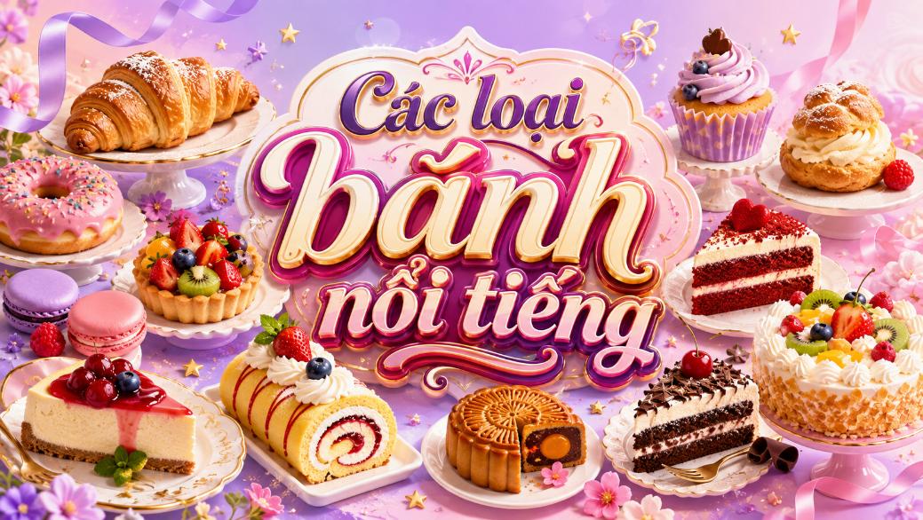 Các loại bánh nổi tiếng thế giới – Những hương vị đặc trưng nên thử