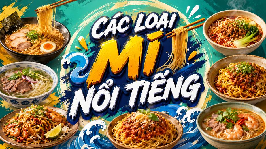 Các loại mì nổi tiếng thế giới – Những món mì đặc trưng nên biết