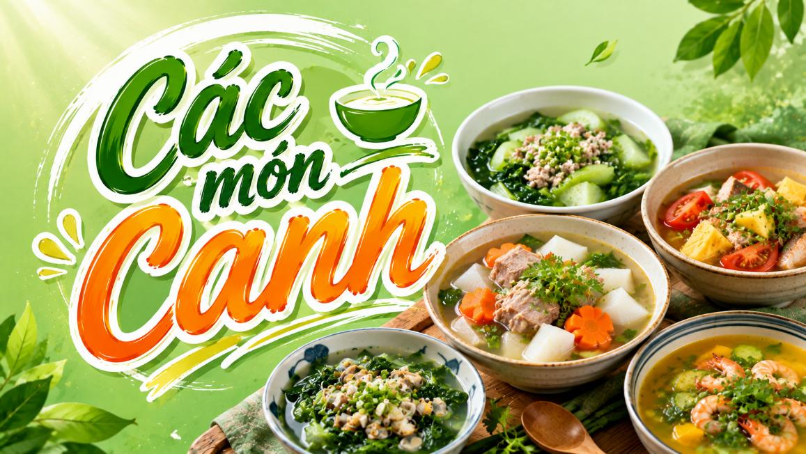 Các món canh – Gợi ý món ngon dễ nấu cho bữa cơm gia đình