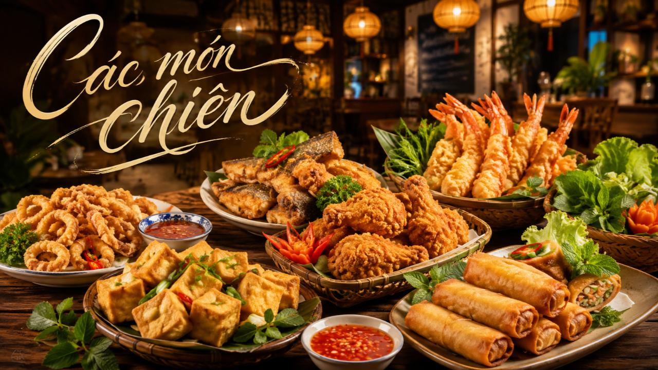 Các Món Chiên Hấp Dẫn – Giòn Rụm Bên Ngoài, Đậm Vị Bên Trong