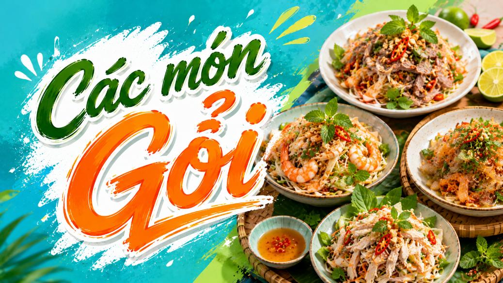 Các món gỏi – Gợi ý món ngon thanh mát, dễ làm