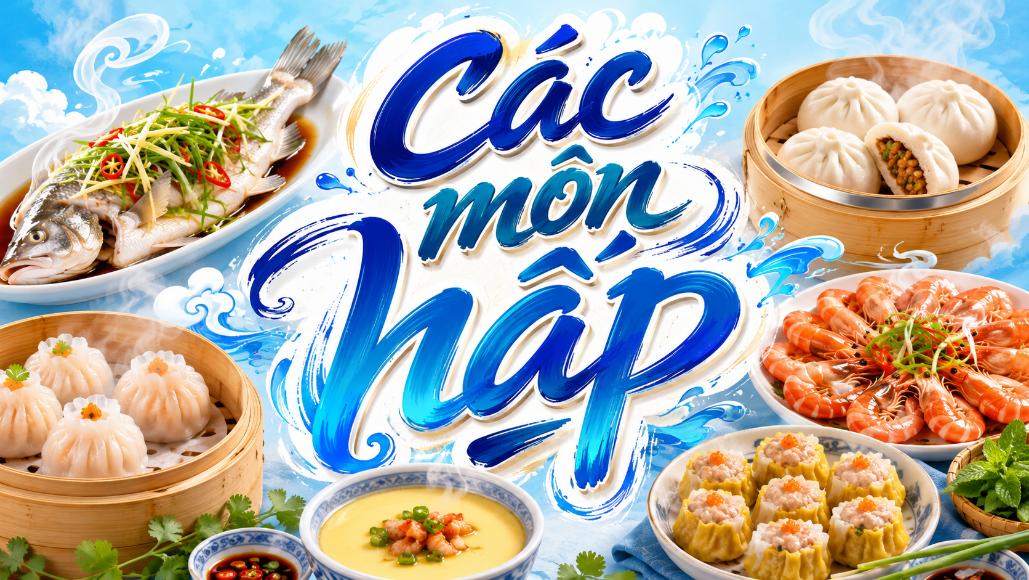 Các món hấp – Gợi ý món ngon thanh nhẹ, dễ làm tại nhà