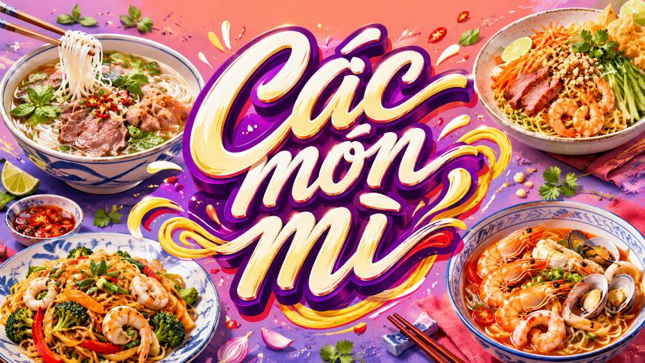Các món mì – Gợi ý món ngon dễ ăn cho mọi bữa