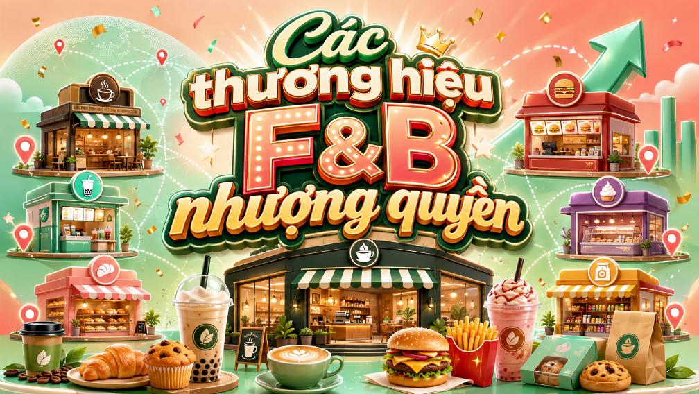 Các thương hiệu F&B nhượng quyền – Những mô hình kinh doanh phổ biến