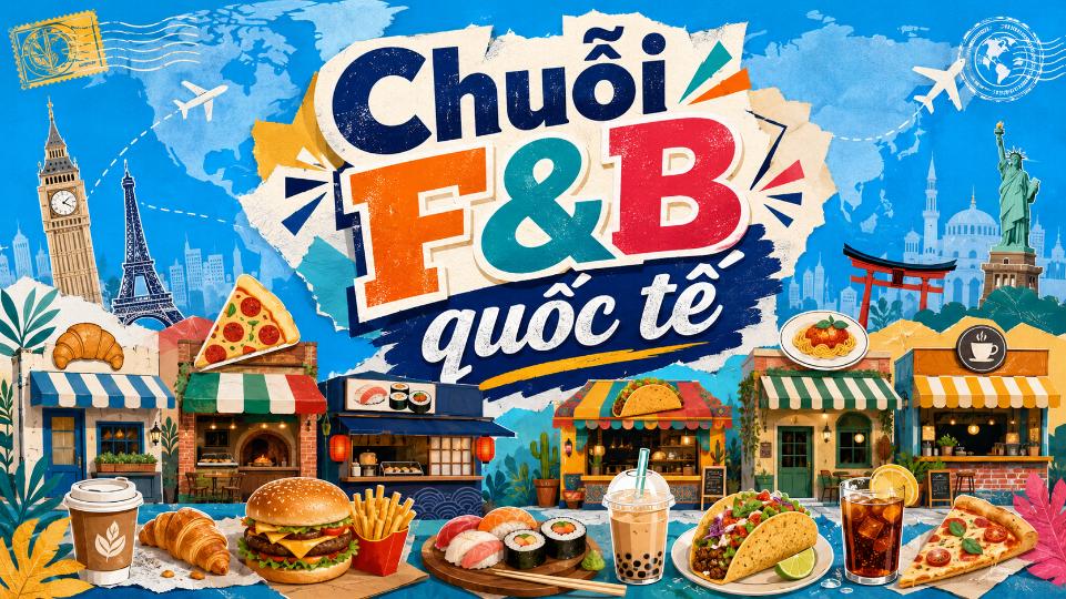 Chuỗi F&B quốc tế – Những thương hiệu nổi bật toàn cầu