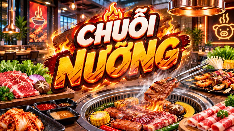 Chuỗi nướng – Những thương hiệu và mô hình phổ biến
