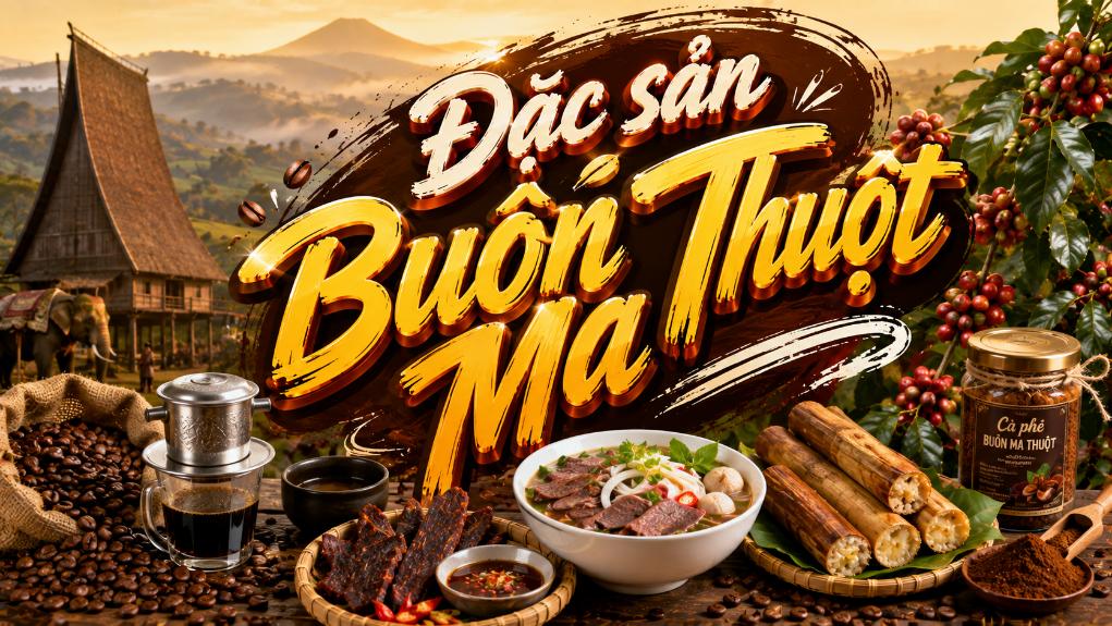 Đặc sản Buôn Ma Thuột – Hương vị đặc trưng của thủ phủ cà phê