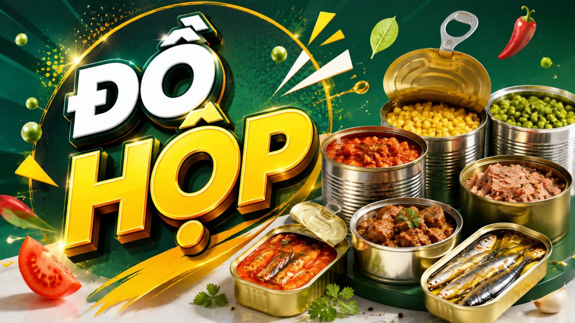 Đồ hộp – Tiện lợi, dễ bảo quản và đa dạng sản phẩm