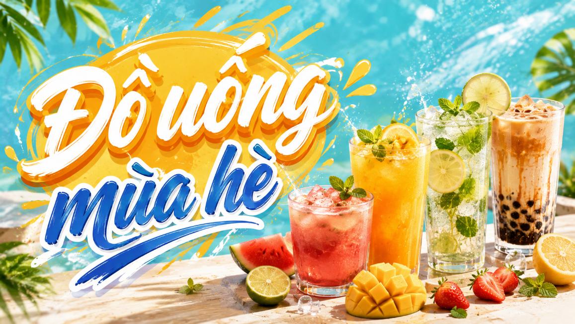 Đồ uống mùa hè – Gợi ý thức uống mát lạnh, dễ thưởng thức