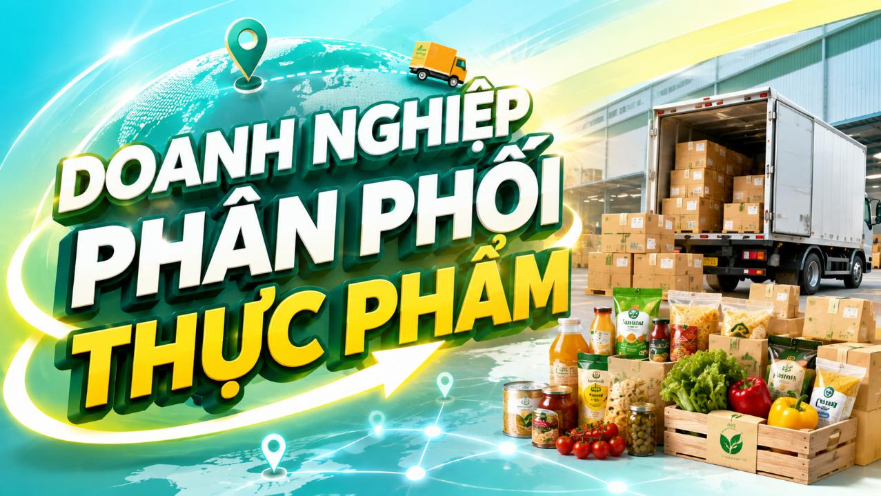 Doanh nghiệp phân phối thực phẩm – Vai trò và mô hình hoạt động phổ biến