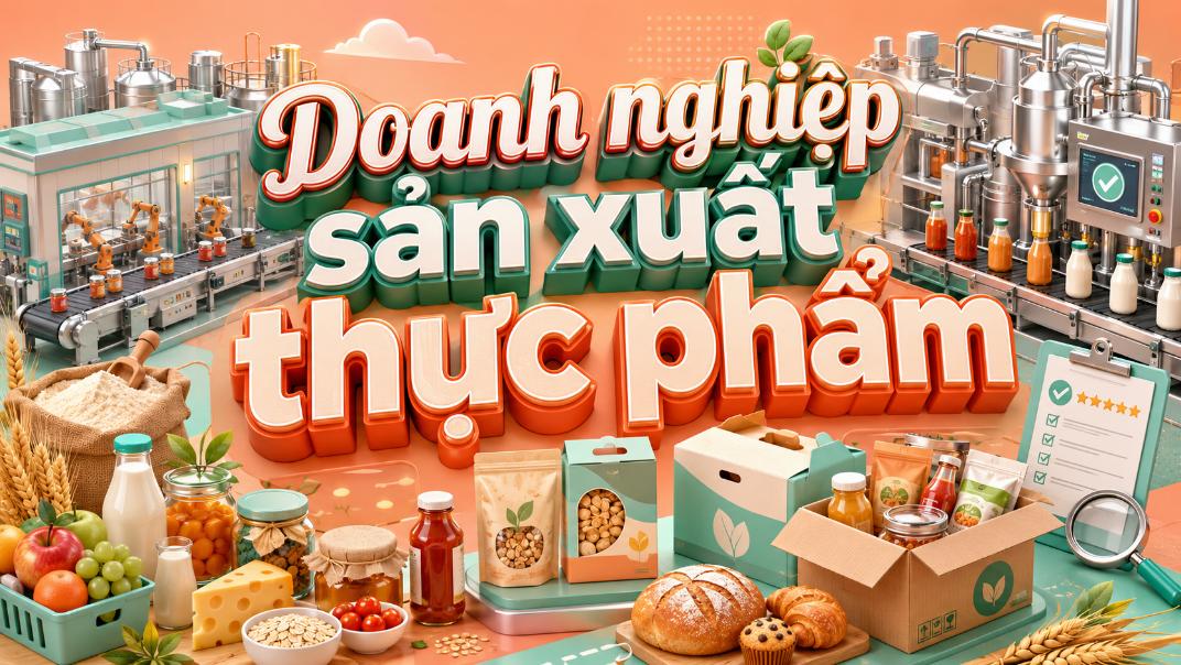 Doanh nghiệp sản xuất thực phẩm – Các lĩnh vực và mô hình hoạt động phổ biến