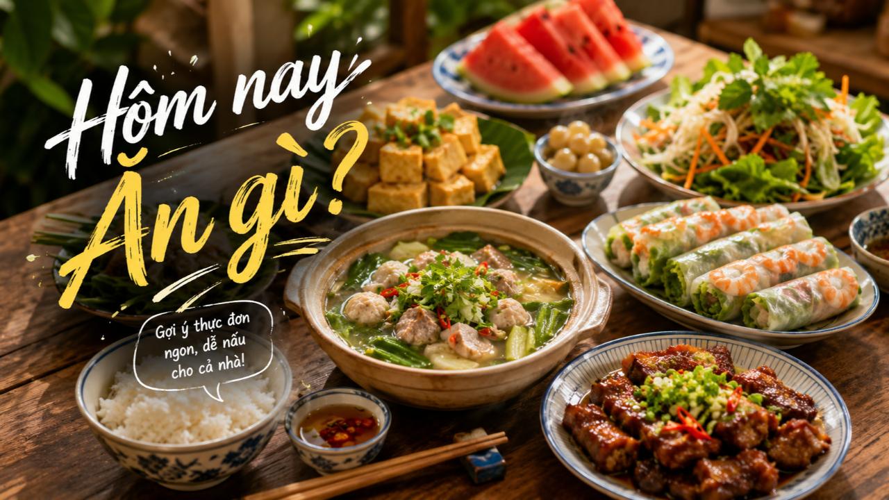 Hôm nay ăn gì? Gợi ý món ngon dễ chọn cho bữa cơm mỗi ngày