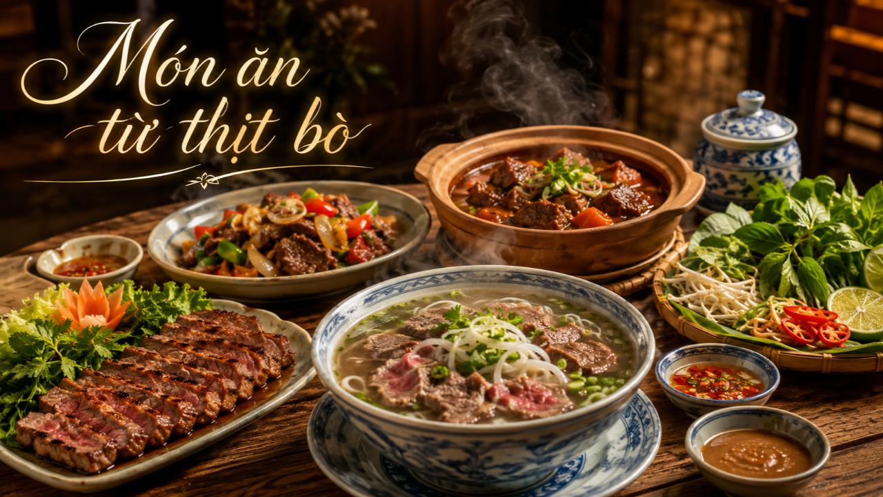 Khám Phá Những Món Ngon Từ Thịt Bò Cho Bữa Cơm Thêm Hấp Dẫn