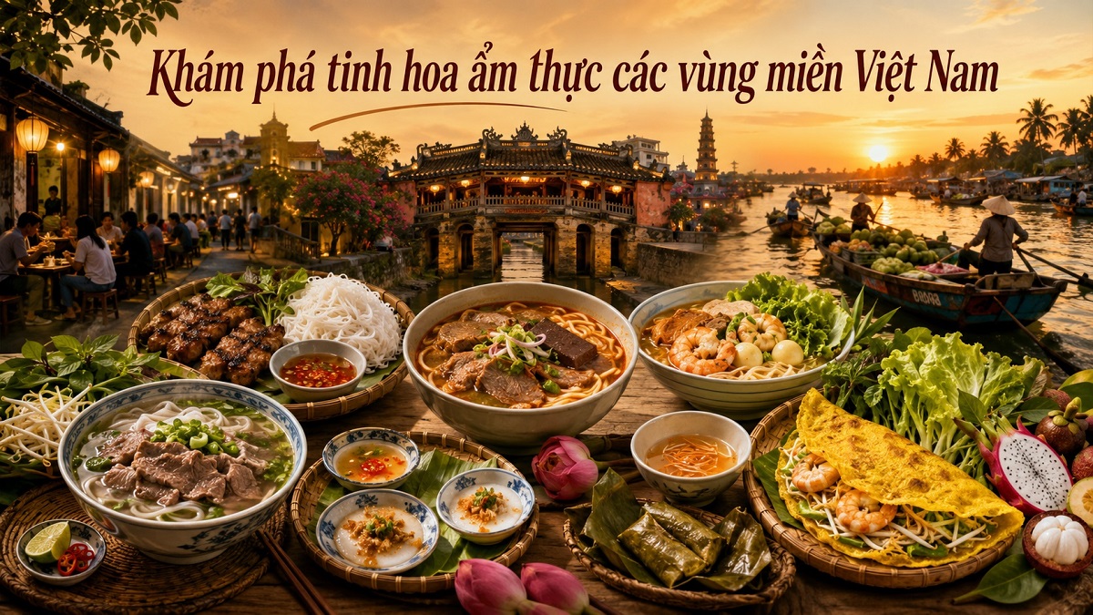 Khám phá tinh hoa ẩm thực các vùng miền Việt Nam