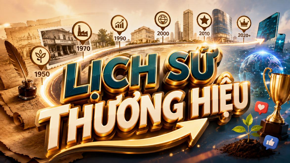 Lịch sử thương hiệu – Hành trình hình thành và phát triển