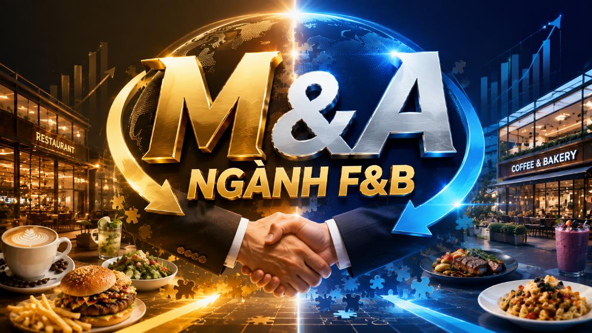 M&A ngành F&B – Xu hướng mua bán và sáp nhập trong ngành thực phẩm, đồ uống