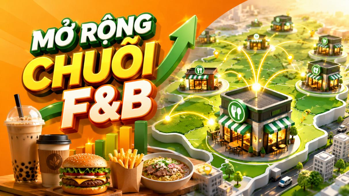 Mở rộng chuỗi F&B – Những yếu tố cần chuẩn bị để phát triển hệ thống