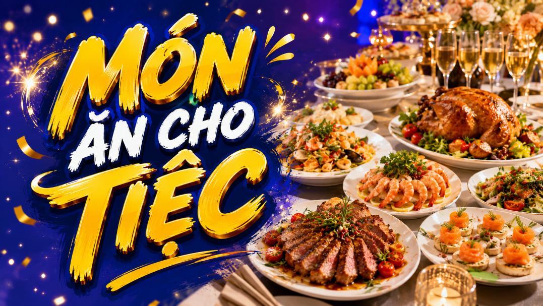 Món ăn cho tiệc – Gợi ý thực đơn ngon, dễ chuẩn bị