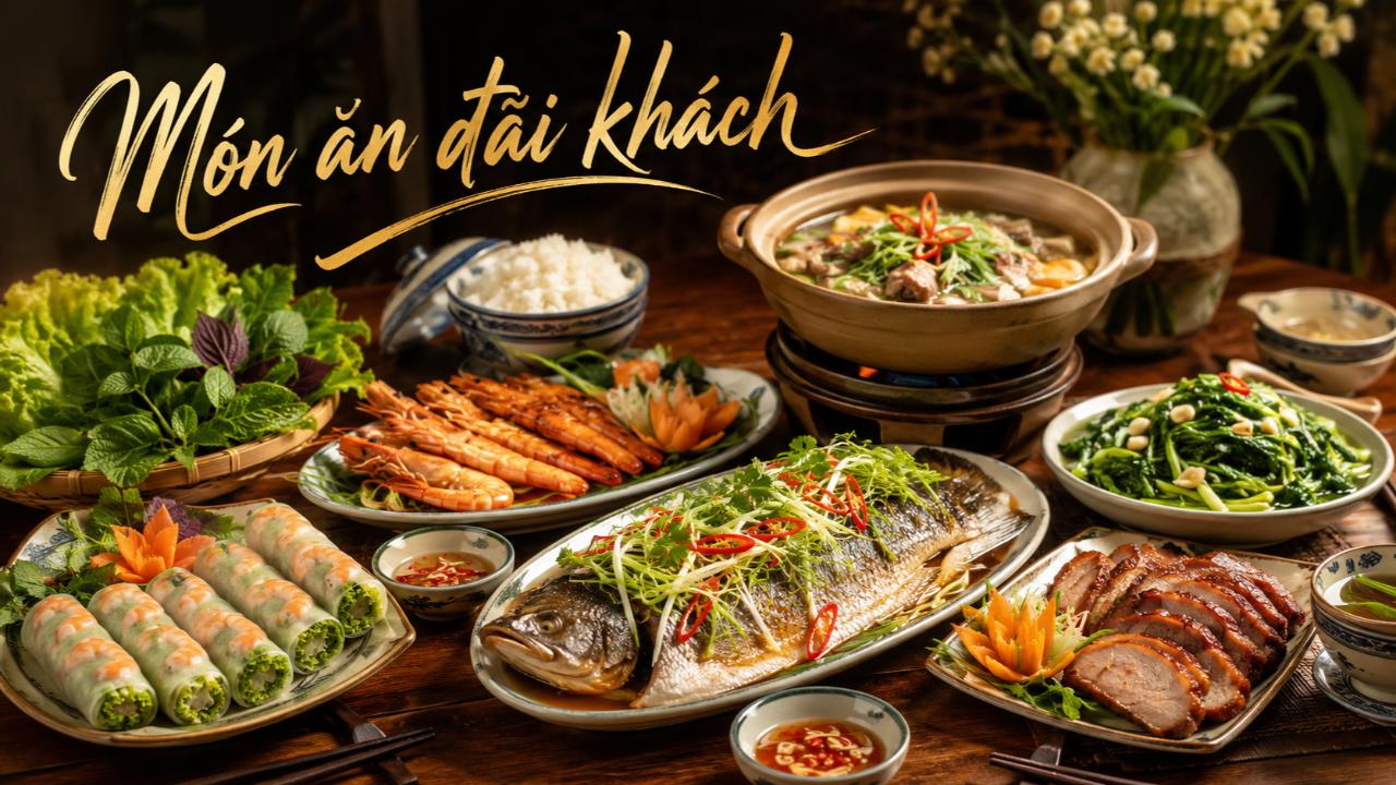 Món Ăn Đãi Khách – Ngon Đẹp Mắt, Dọn Lên Là Gây Ấn Tượng