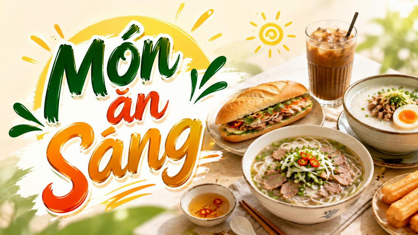 Món ăn sáng – Gợi ý món ngon, dễ ăn cho ngày mới