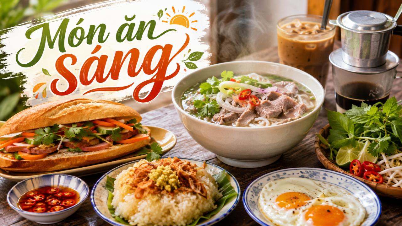 Món Ăn Sáng Ngon – Khởi Đầu Ngày Mới Đầy Hứng Khởi