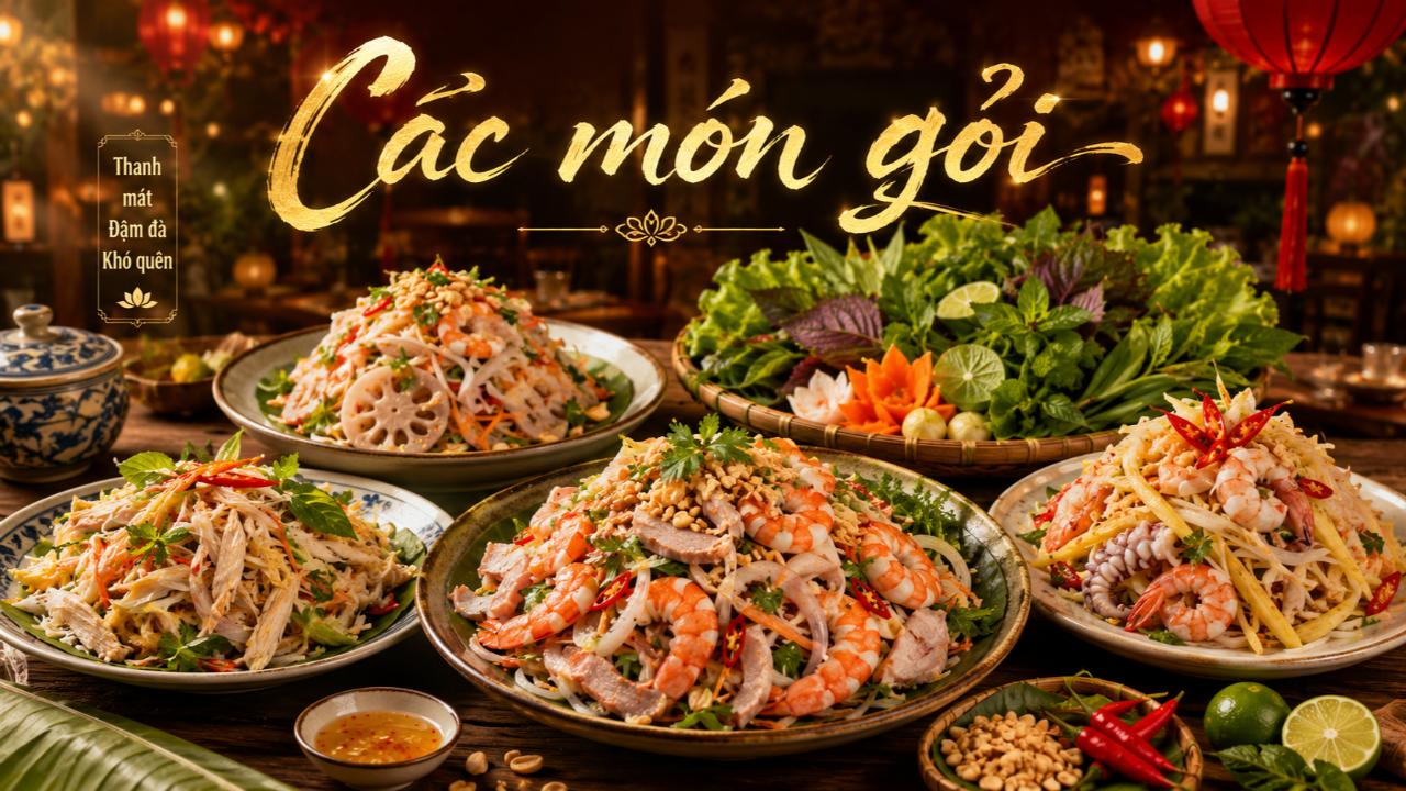Món Gỏi Ngon – Chua Thanh, Giòn Mát, Càng Ăn Càng Cuốn