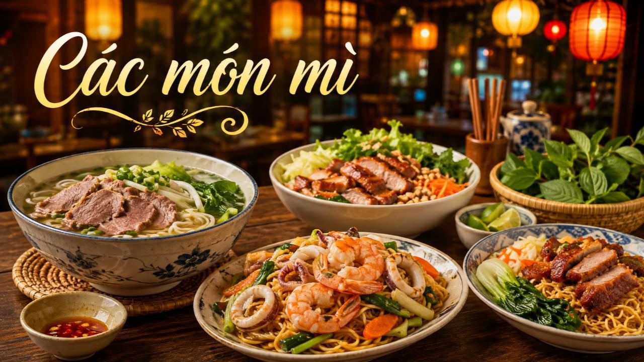 Món Mì Cho Mọi Bữa – Thơm Ngon, Tiện Lợi, Đầy Hấp Dẫn