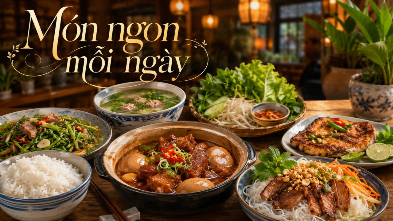 Món Ngon Mỗi Ngày – Mỗi Bữa Một Món, Mỗi Ngày Một Hương Vị