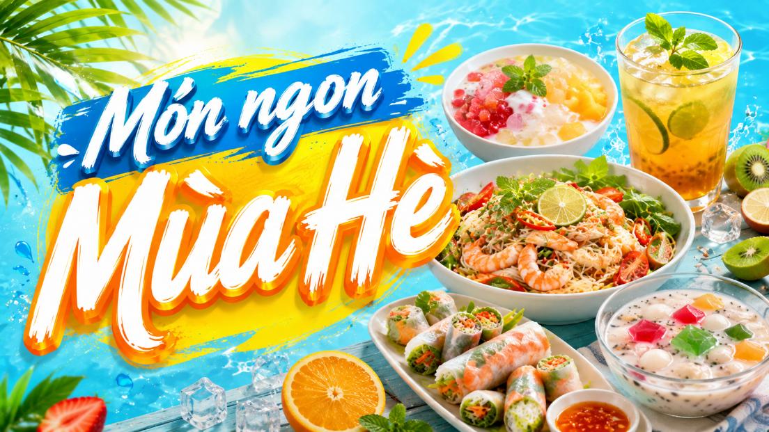 Món ngon mùa hè – Gợi ý món thanh mát, dễ ăn ngày nóng