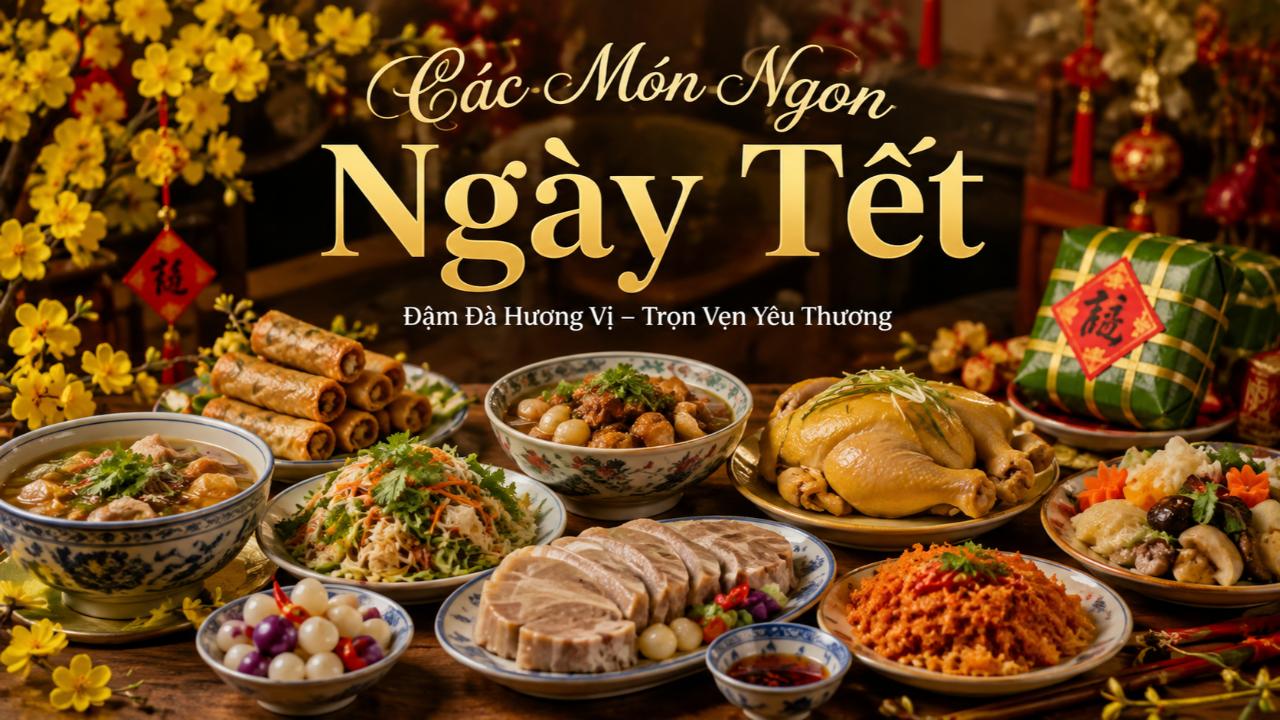 Món Ngon Ngày Tết – Đậm Đà Hương Vị, Trọn Vẹn Sum Vầy