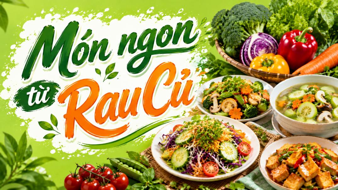 Món ngon từ rau củ – Gợi ý món dễ làm cho bữa ăn hằng ngày