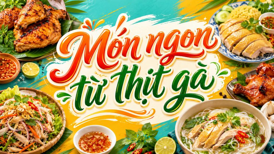 Món ngon từ thịt gà – Gợi ý món dễ làm cho bữa cơm gia đình