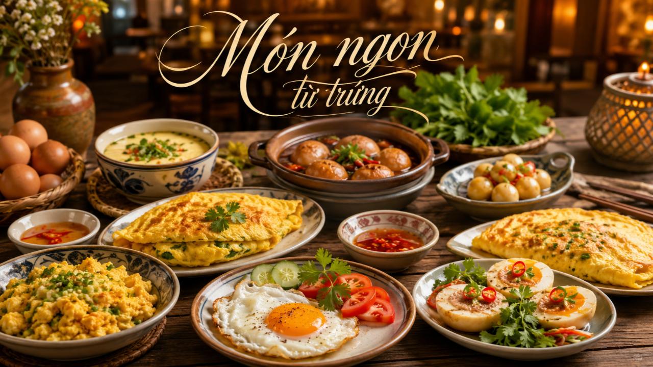 Món Trứng Cho Bữa Cơm Nhà – Bình Dị Mà Ngon Khó Cưỡng