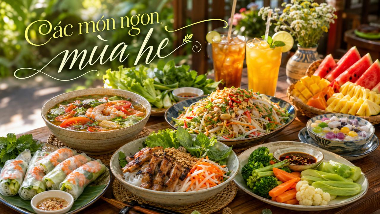 Món Ngon Giải Nhiệt Mùa Hè – Nhẹ Nhàng Mà Đầy Hấp Dẫn