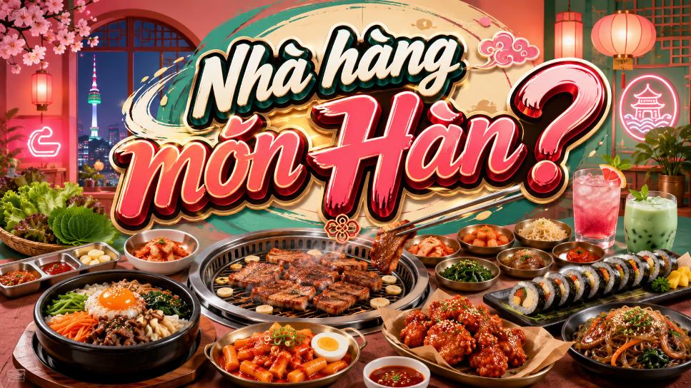 Nhà hàng món Hàn? Gợi ý cách chọn địa điểm ngon và phù hợp