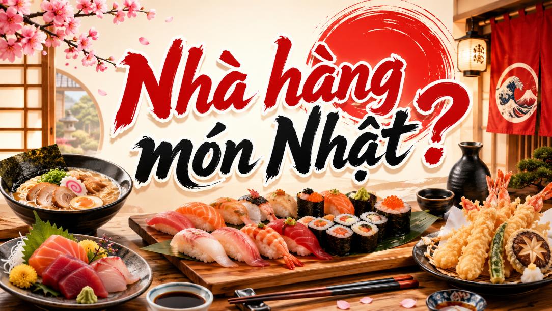 Nhà hàng món Nhật? Gợi ý cách chọn địa điểm ngon và phù hợp