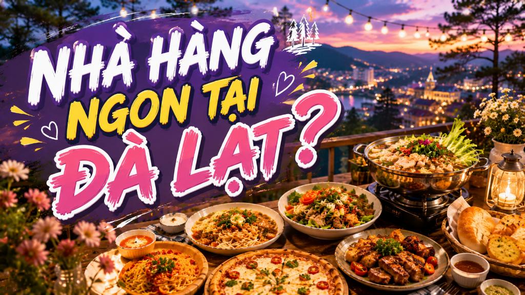 Nhà hàng ngon tại Đà Lạt? Gợi ý lựa chọn theo nhu cầu