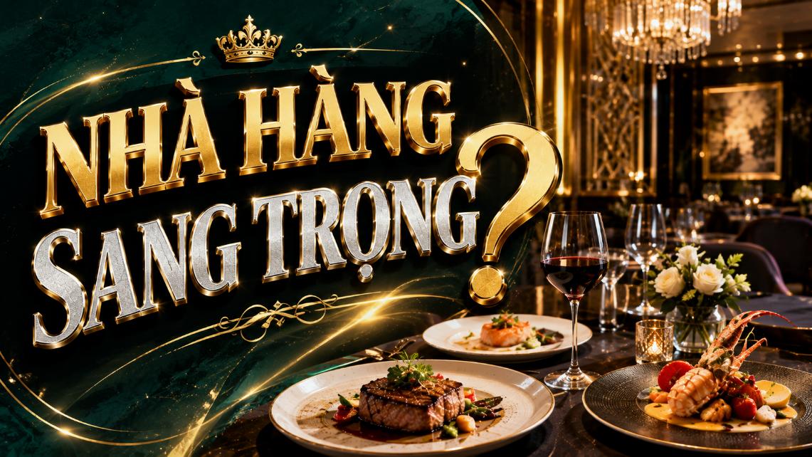 Nhà hàng sang trọng? Gợi ý cách chọn địa điểm phù hợp