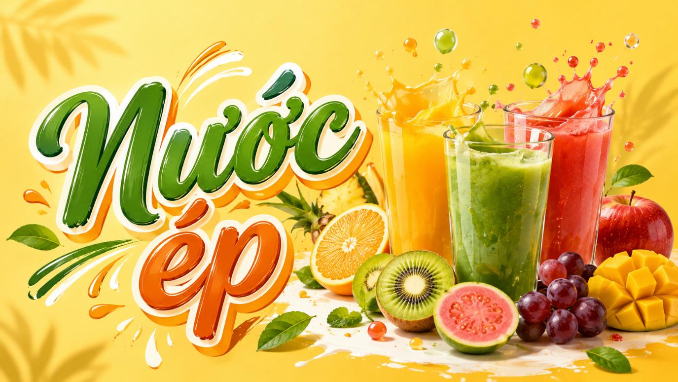Nước ép – Các loại phổ biến và cách lựa chọn