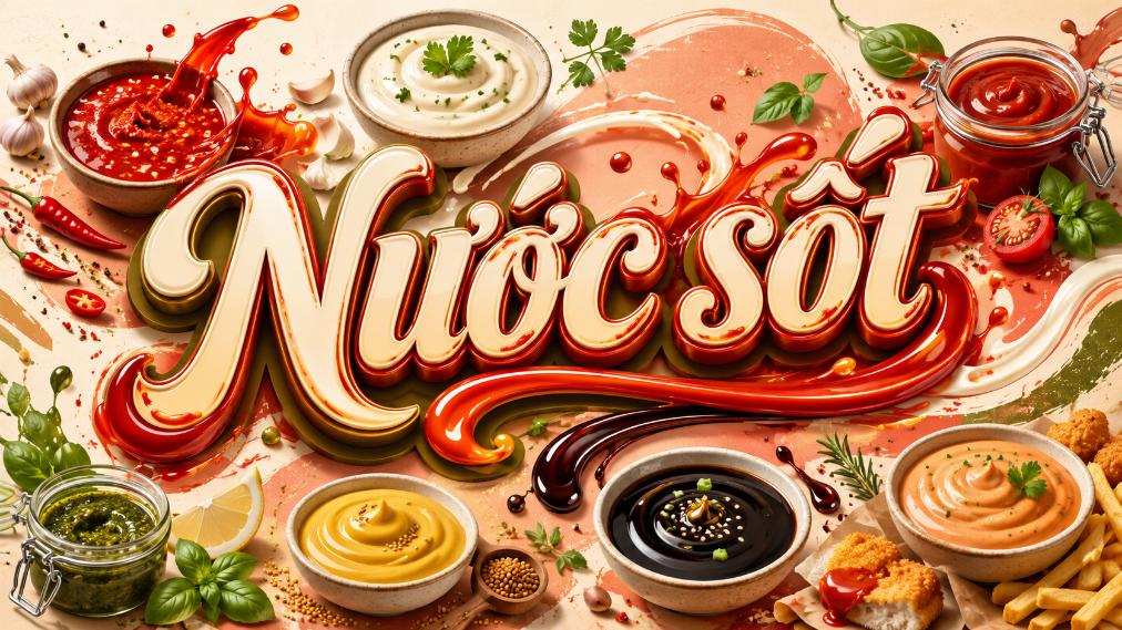 Nước sốt – Các loại phổ biến và cách dùng trong chế biến món ăn
