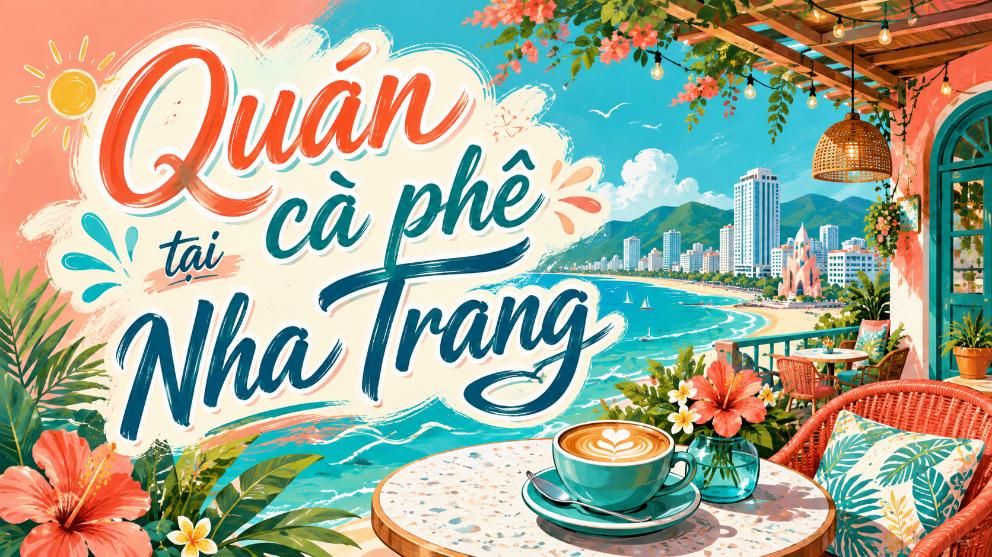Quán cà phê tại Nha Trang – Gợi ý không gian đẹp, nhiều phong cách